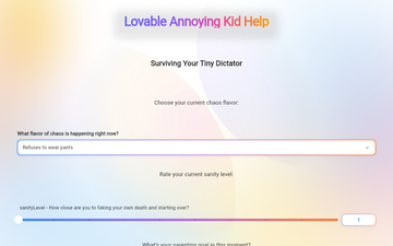 preview for Lovable Annoying Kid Help